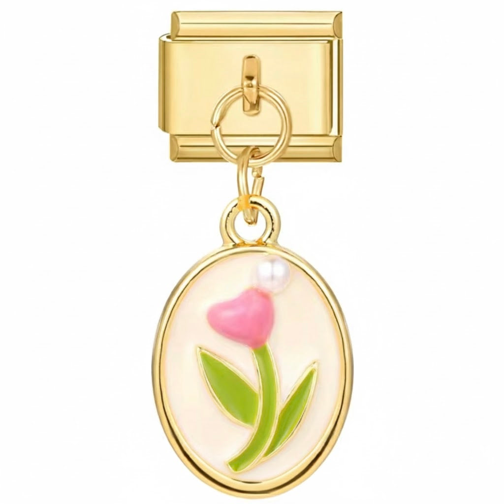 Charm pendentif fleur