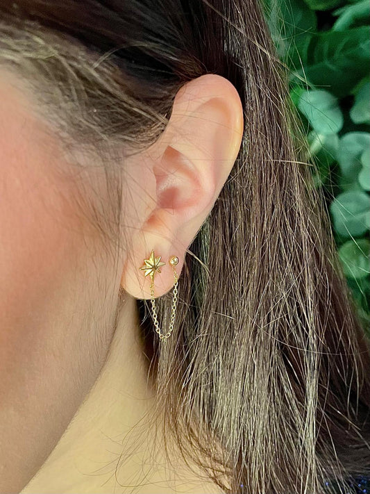 Boucle d'oreille Céleste