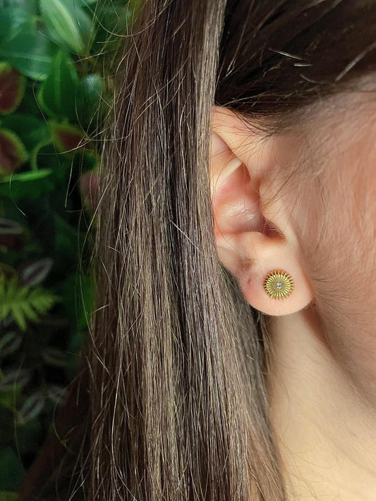 Boucles d'oreilles Sun